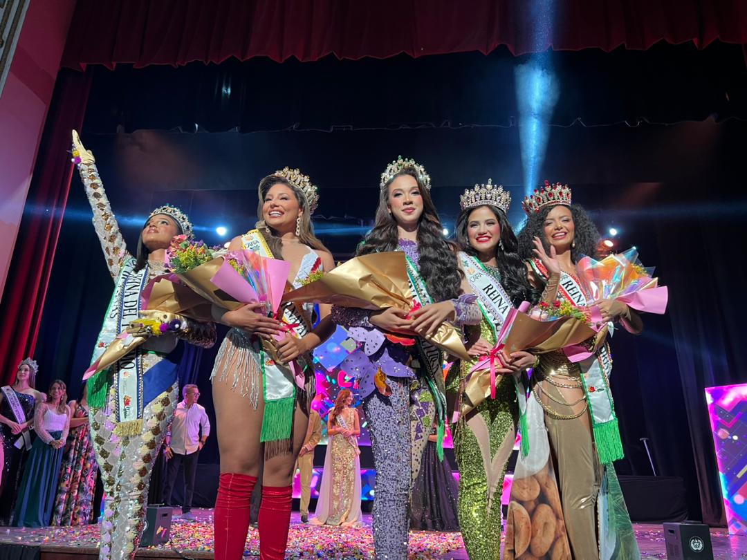 Aura Croce del municipio Iribarren se coronó como nueva reina del Carnaval Lara 2026